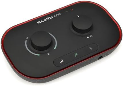 Focusrite Vocaster One Podcasting Audio Interface for Recording