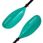 wonitago Kayak Paddles with Alloy Shaft and PP Blade, 3-Piece, 230-250cm/90-98 Inches, Teal