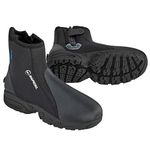 Phantom Aquatics Rapido Boutique Collection Propel 6mm Neoprene Zippered Hard Sole Rubber Boot - Scuba Diving Rock Fishing Booties