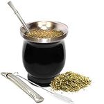 UPGRADED Yerba Mate Natural Gourd/T
