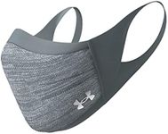 Under Armour Unisex-Adult Sports Mask , Pitch Gray (013)/Silver Chrome , Medium/Large