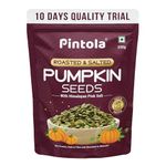 Pintola Roasted & Salted Pumpkin Seeds 250g | With Goodness Of Himalayan Pink Salt | High In Dietary Fiber,Iron & Magnesium | Immunity Booster and Protein Rich Seeds | Aids Weight Management