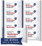 Refreshing Wet Wipes Alcohol-Free Wipes Travel Size to Sanitize/Clean/Deodorize Bulk Wipes (100 Wipes (10 * 10pks))