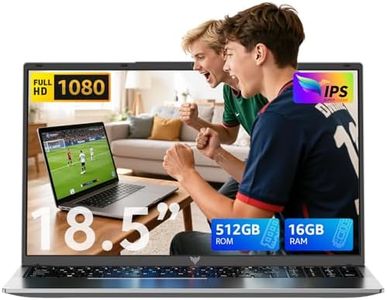 ACEMAGIC 2025 Ordinateur Portable 18.5 Pouces,8000 mah Processeur Twin Lake N150 (jusqu'à 3,6 GHz) 16 Go Ram DDR4 512 Go SSD Extension 2 to, WiFi 5G,Bluetooth 5.0, HDMI, USB3.2,Type-C,Laptop