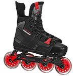 TOUR Unisex Code GX Adjustable Hockey Skate, Youth, Black, 11J-1 M US