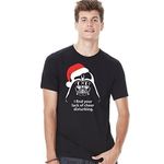 Inspired Funny Darth I find your lack of cheer disturbing father christmas party 100% Cotton Black X Large