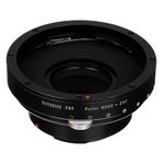 Fotodiox Pro Lens Mount Adapter with Focus Confirmation Chip, Rollei (Rolleiflex) 6000 Lens to Canon EOS Camera, Black