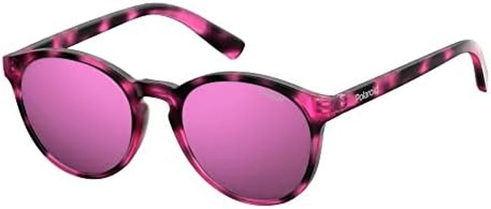 Polaroid Kids' PLD 8024/S AI C4B Sunglasses, Hvn Fuchsia/Grey Pink Grey Speckled Pz, 47