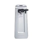 Proctor Silex SureCut Electric Automatic Can Opener, with Stainless Steel Blade, Twist-Off Easy-Clean Lever, Cord Storage, Silver (75225), Extra Tall