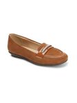 ELLE Women's Stylish Slip On Comfortable Loafers Colour-Tan, Size-UK 6