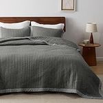 Bedsure Dark Grey Bedspread Coverle