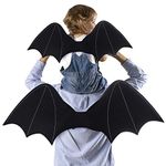 D-FantiX Bat Wings for Kids, 2 Pack Parent-Child Bat Wings Backpack Party Favors Halloween Decorations