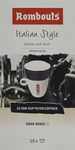 Rombouts Italian Ground Coffee One Cup Filters, 62 g, Pack of 4