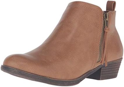 Rampage Women's Tarragon Ankle Bootie, Cognac, 10 M US