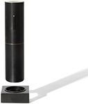 RBT Electric Corkscrew Wine Opener with Foil Cutter and Marble Charging Base, Black