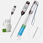 U-Cook Cooking Thermometer, Kitchen Cooking, Digital Multi-Functional Thermometer with Instant Read, Long Probe, Back Light LCD Screen, Best for Food, Meat, Grill, BBQ, Milk, and Water Turkey.