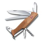 Victorinox Swiss Army Canada - Sports Ranger Wood 55 Knife, Digital Woodland, 130mm (0.9561.63-X2)