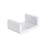 TOPBATHY Mini Floating Shelves Wall Mounted Storage Rack Bathroom Small Storage Shelf Cosmetic Soap Shampoo Organizer Shelf Holder Wall Books Shelf for Home