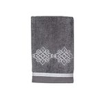 Avanti Linens Riverview Hand Towel, Nickel,038122NKL