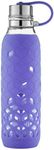 Contigo Purity Glass Water Bottle, 20 oz. with Petal Sleeve, Grapevine,