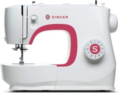 SINGER® MX231 Lightweight & Portable Sewing Machine with Accessory Kit | 23 Built-In Stitches Deliver 97 Stitch Applications | LED Light, 1-step Buttonhole | Great for Crafts, Mending & DIY Sewing