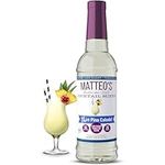 Matteo's Sugar Free Cocktail Mixes - Pina Colada - Delicious Cocktail Mixers, 0 Calories, 0 Sugar Cocktails, Keto Friendly Drinks, 750 milliliters