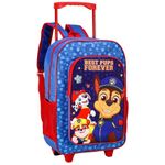 Peppa Pig Unisex Kid's Premium Trolley Bag, Blue & Red/Chase, Pack of 1