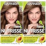 Garnier Hair Color Nutrisse Nourishing Creme, 61 Light Ash Brown (Mochaccino), 2 Count