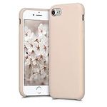 kwmobile Case Compatible with Apple iPhone SE (2022) / iPhone SE (2020) / iPhone 8 / iPhone 7 Case - TPU Silicone Phone Cover with Soft Finish - Rose Gold Matte