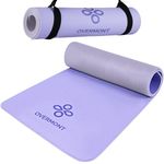 Overmont TPE Yoga Mat 1/3" Extra Thick Exercise Mat Non-Slip Workout Mat High Density Anti-Tear Pilates Mat for Stretching Fitness Home Gym, 72"x24"