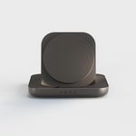 Zens Magnetic Nightstand Wireless Charger (2026), MagSafe & Qi2 15W Wireless Charger for iPhone/AirPods, Includes 20W Power Adapter (EU/UK/US) & 1.5M Integrated Cable, Black