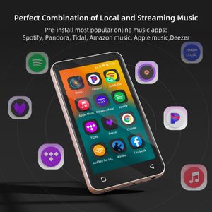 80GB MP3 Player with Bluetooth and WiFi – Pink