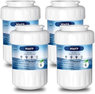 MWF Water Filter Replacement for GE MWF GSE25GSHECSS,GSH25JSDDSS,GSHS6LGBBHSS,GSHS6HGDBCSS,4 pack