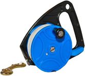 DiveSafe Scuba Diving Reel with Thumb Stopper and High Visibility White Line (150ft', 270ft') - for Cave and Wreck Exploration, Recreational Diving and Spear Fishing (270ft)