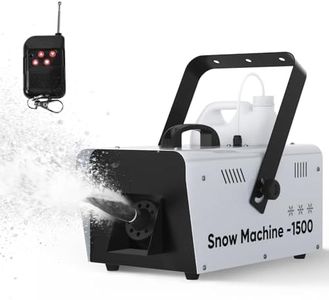 UPGREY 1500W Snow Machine for Outdoors and Indoors, Fake Snow Maker for Party with Remote Controller and Handle