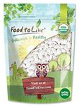 Food to Live Organic Great Northern Beans, 3 Pounds – Dried, Non-GMO, Kosher, Raw, Sproutable, Bulk Seeds, Product of The USA