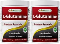 Best Naturals L-Glutamine Pure Powder 1 LB (1 LB (Pack of 2))