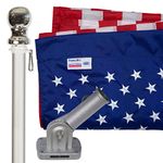 Valley Forge 99060 Us Flag Kit With Spinning Pole, 2-1/2' X 4'