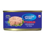 Oceans Secret Canned Tuna Chunks in Brine 180g (Pack of 12) | Immunity Booster | Super-food | Seafood | Essential Nutrients | No Artificial Preservatives | Natural Flavour | Store in Cool & Dry Place