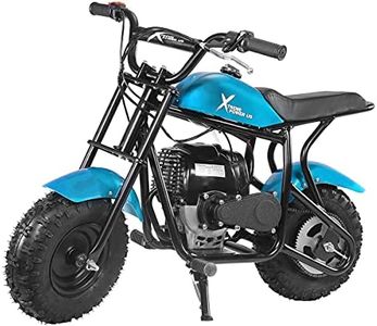 XtremepowerUS Mini Dirt Bike 40CC 4-Stroke Gas-Powered Mini Bike Off-Road Motorcycle Pocket Pit, Mint