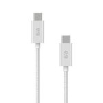 PureGear Braided USB-C to USB-C Cable (10ft), Power Delivery Charger Cord for iPhone 15, 15Plus,15ProMax, MacBook, iPad Pro 2020, Galaxy S23/S22/S22+/S21/S21Ultra, Pixel8/7/6/5 & More USB-C Devices