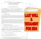 Zastic! 2024 Last Will and Testamen