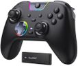 EasySMX X05 Pro Wireless PC Controller, Upgraded 2-Stage Triggers, Soft Click Buttons, Hall Joysticks, 1000Hz Polling, 8-Way D-Pad, 1000mAh Battery, Multi-Platforms Controller for PC/Switch/Android/iOS, Black