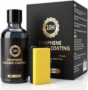 Ceramic Coating for Cars, 2026 New Graphene Hydrophobic Crystal Coating Restorer, 1.01 fl oz Car Paint Sealant, Professional Automotive Ceramic Coating Kit with Sponge Applicator (3 Pack)