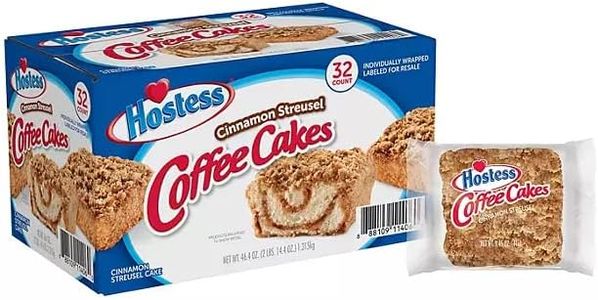 Hostess Cinnamon Streusel Coffee Cake (1.44 oz, 32 pk.)