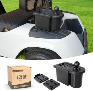 10L0L Golf Washer Bucket Deep Cleaning Golf Ball & Club fit for Golf Cart EZGO Club Car Yamaha Golf Cue Washer (Black)