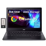 Acer Chromebook 311 11.6" HD Laptop, Intel Celeron N4500 Processor, 4GB LPDDR4X RAM, 224GB Storage (64GB eMMC+160GB Docking Station Set), Intel UHD Graphics, Wi-Fi 5, Chrome OS, Black