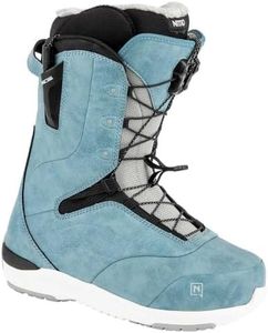Nitro Women's Crown TLS Lightweight Snowboard Boot with Quick Lacing System Allround Freestyle Freeride Softboot, Blue, MP 25.5 // EU 39 1/3 // US WMN 8