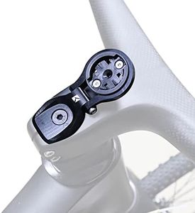 XBERSTAR Soporte de tapa superior para auriculares de bicicleta, soporte para auriculares de bicicleta, soporte de computadora para Garmin Wahoo GPS (negro)