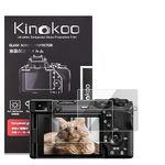 kinokoo Screen Protector for Sony A6700 Digital Camera- 0.25mm 9H HardnessTempered Glass Film Sony A6700 Crystal Clear Film Bubble-free/Anti-scratch(2 pack)